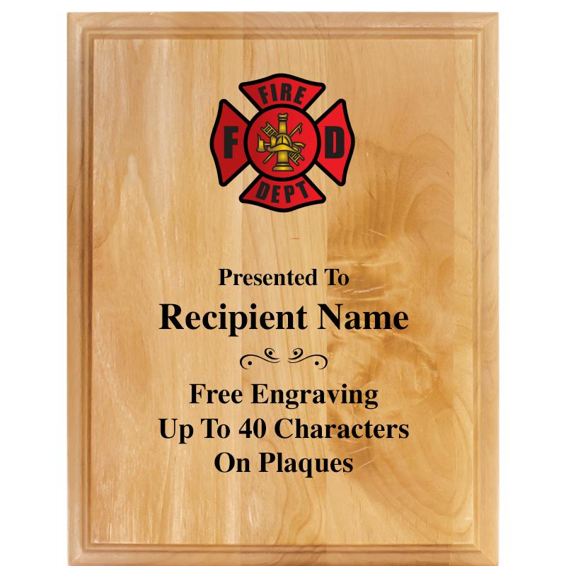 7"X9" ALDER WOOD PLAQUE