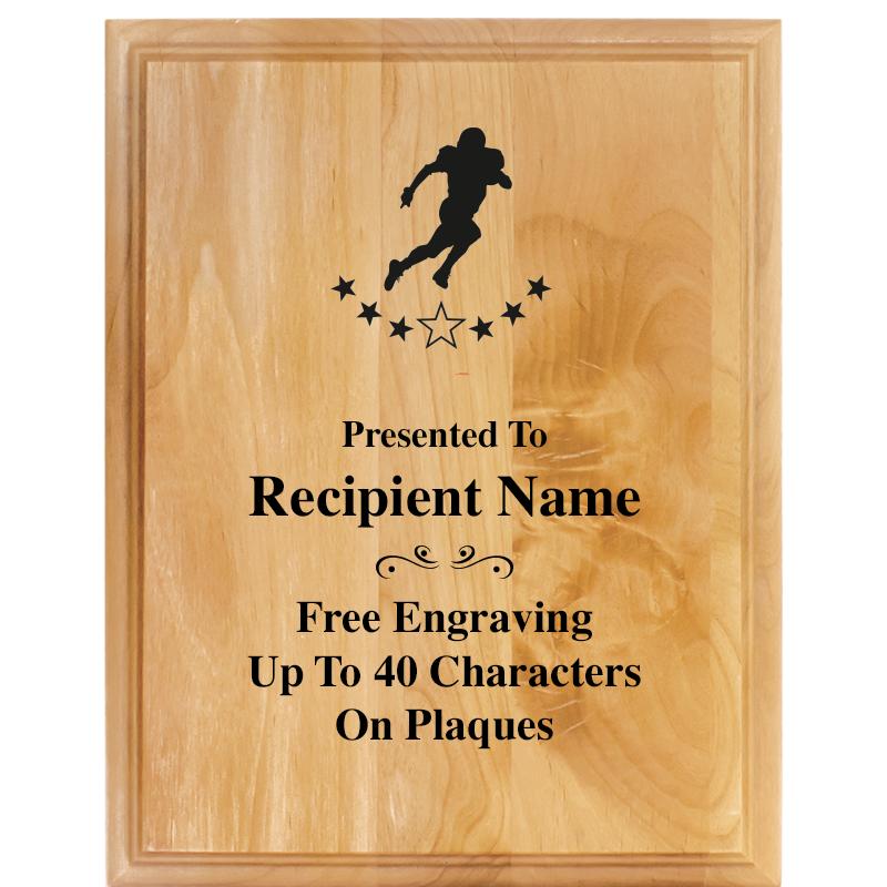 7"X9" ALDER WOOD PLAQUE