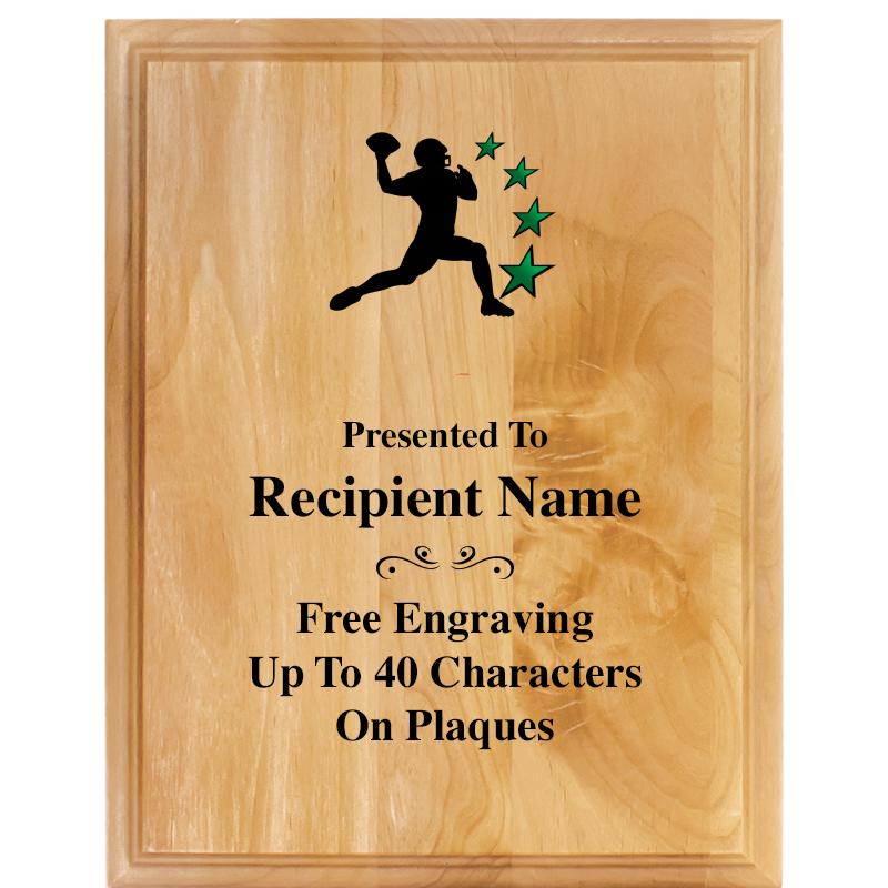 7"X9" ALDER WOOD PLAQUE