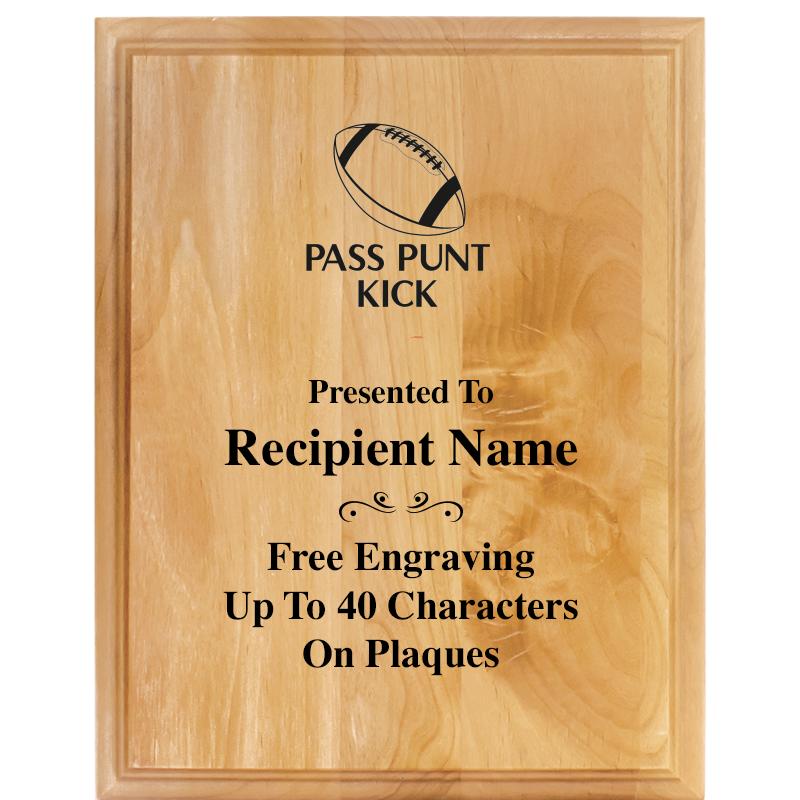 7"X9" ALDER WOOD PLAQUE