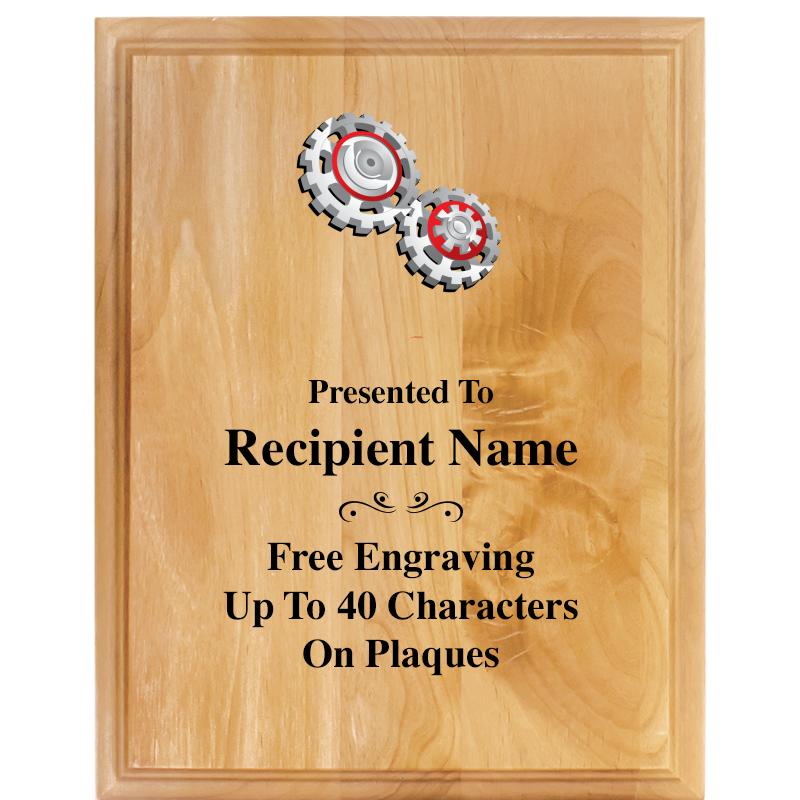 7"X9" ALDER WOOD PLAQUE