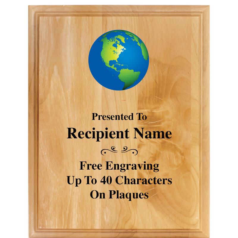 7"X9" ALDER WOOD PLAQUE