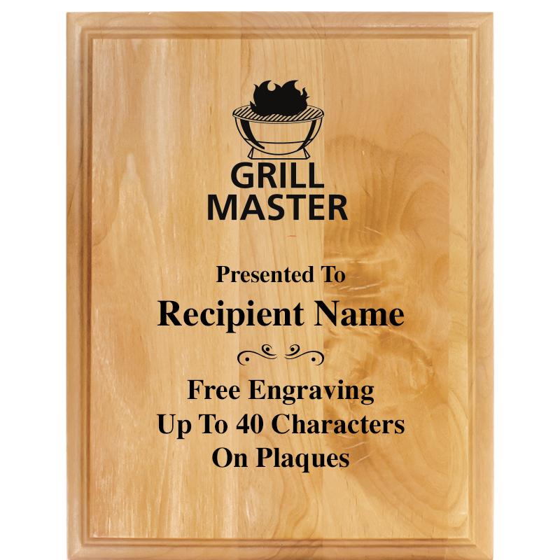 7"X9" ALDER WOOD PLAQUE