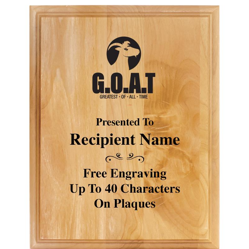 7"X9" ALDER WOOD PLAQUE