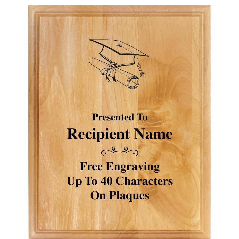 7"X9" ALDER WOOD PLAQUE