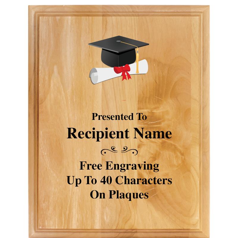 7"X9" ALDER WOOD PLAQUE