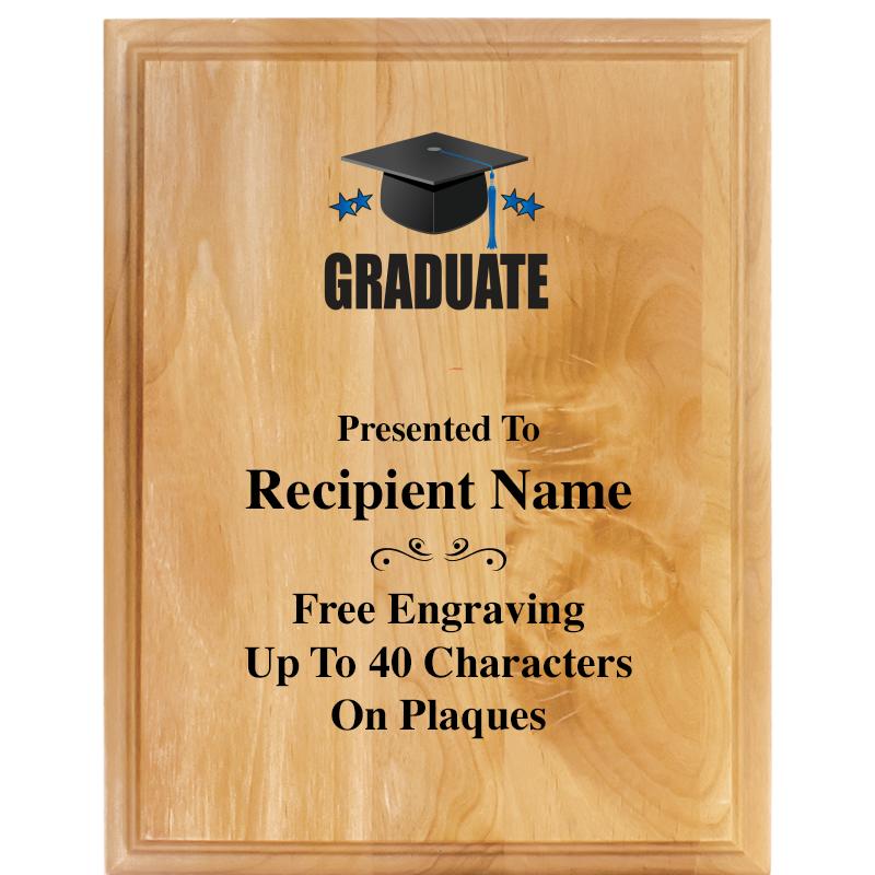 7"X9" ALDER WOOD PLAQUE