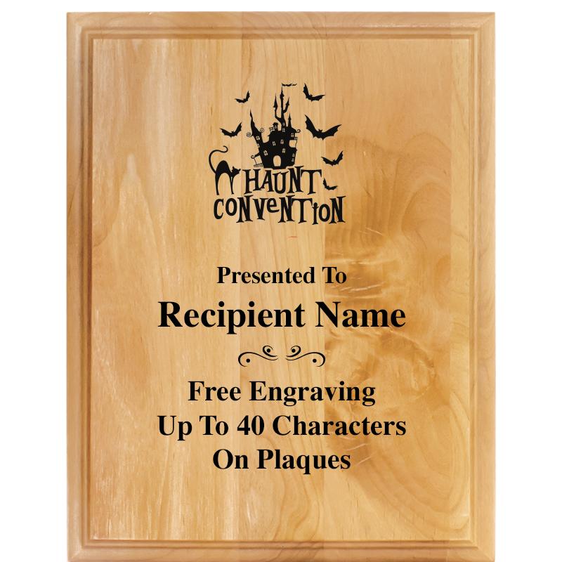 7"X9" ALDER WOOD PLAQUE