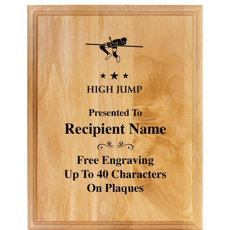 7"X9" ALDER WOOD PLAQUE