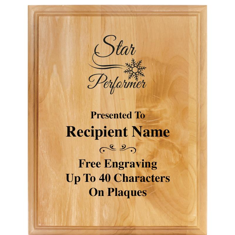 7"X9" ALDER WOOD PLAQUE