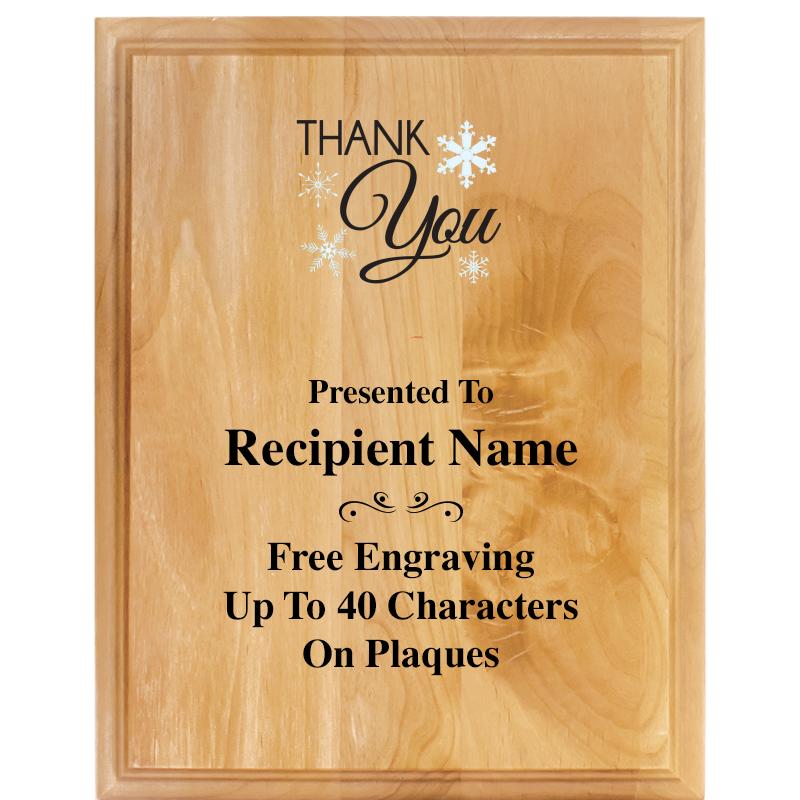 7"X9" ALDER WOOD PLAQUE