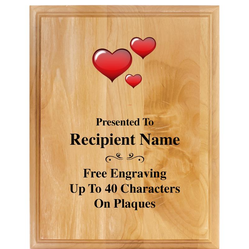 7"X9" ALDER WOOD PLAQUE