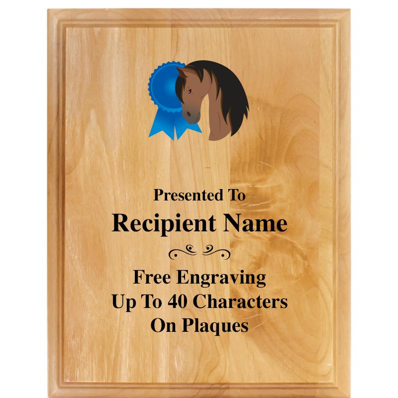 7"X9" ALDER WOOD PLAQUE