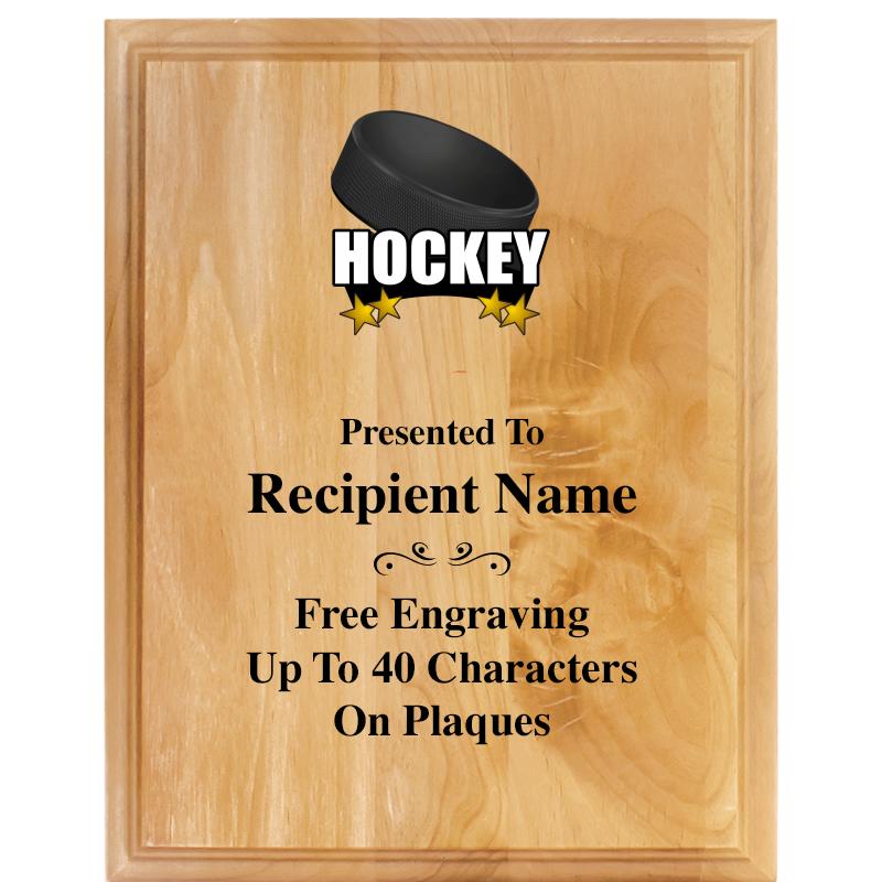 7"X9" ALDER WOOD PLAQUE