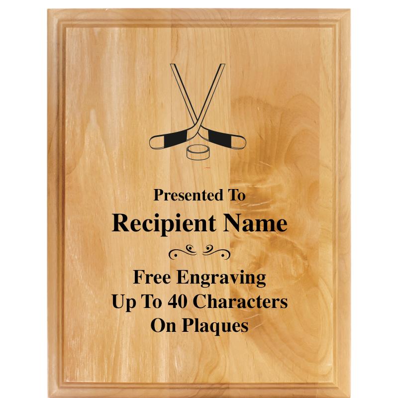 7"X9" ALDER WOOD PLAQUE