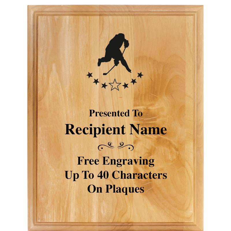 7"X9" ALDER WOOD PLAQUE