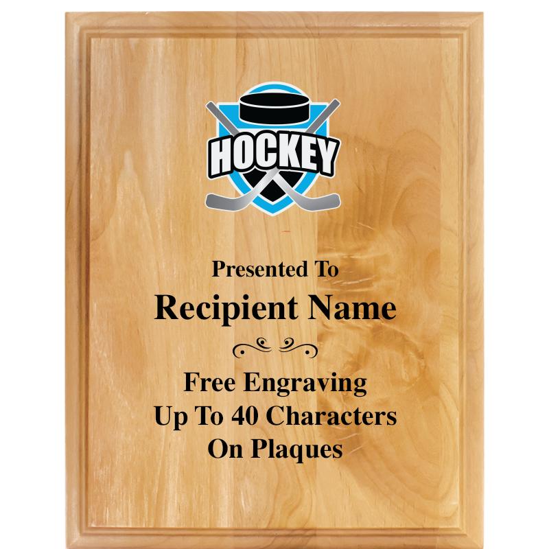 7"X9" ALDER WOOD PLAQUE