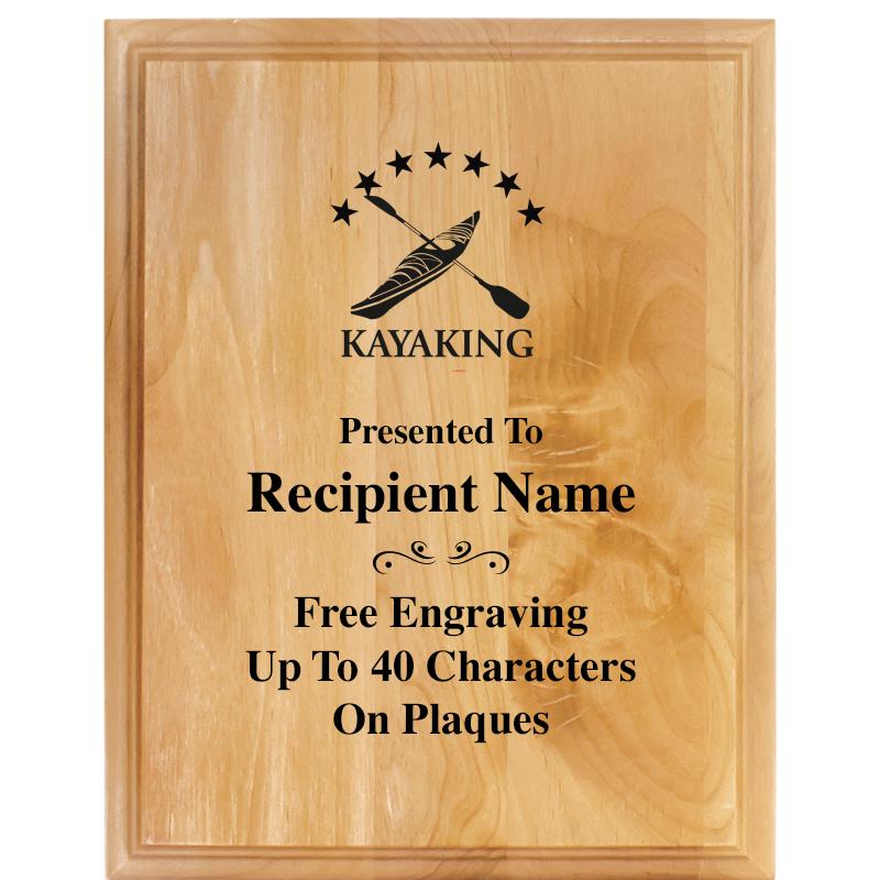 7"X9" ALDER WOOD PLAQUE