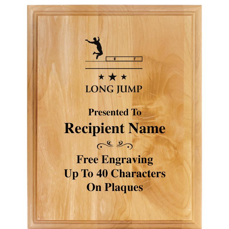 7"X9" ALDER WOOD PLAQUE