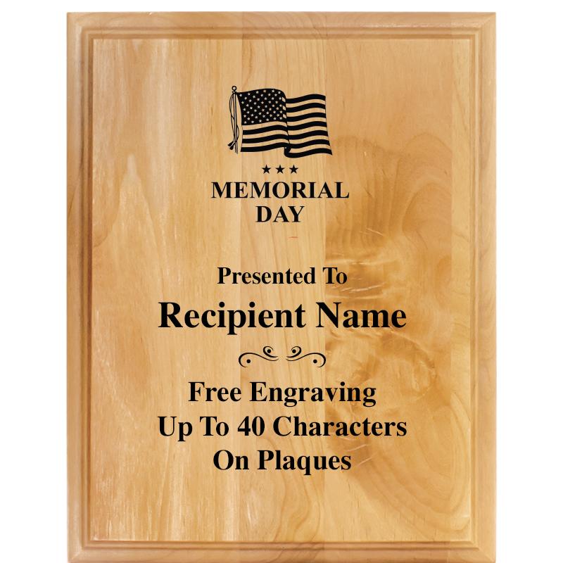 7"X9" ALDER WOOD PLAQUE