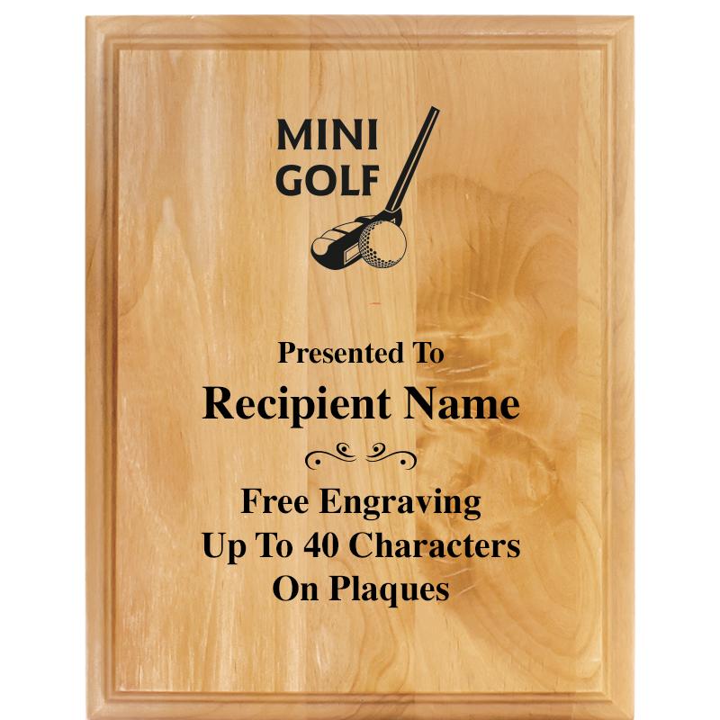 7"X9" ALDER WOOD PLAQUE