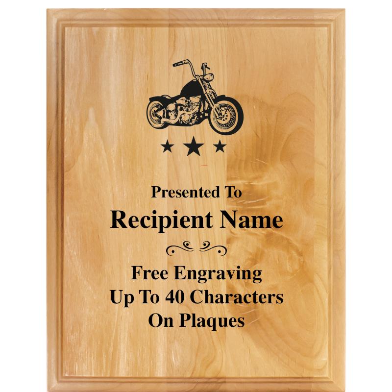 7"X9" ALDER WOOD PLAQUE