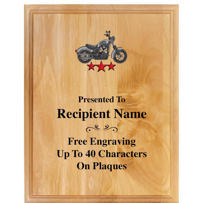 7"X9" ALDER WOOD PLAQUE