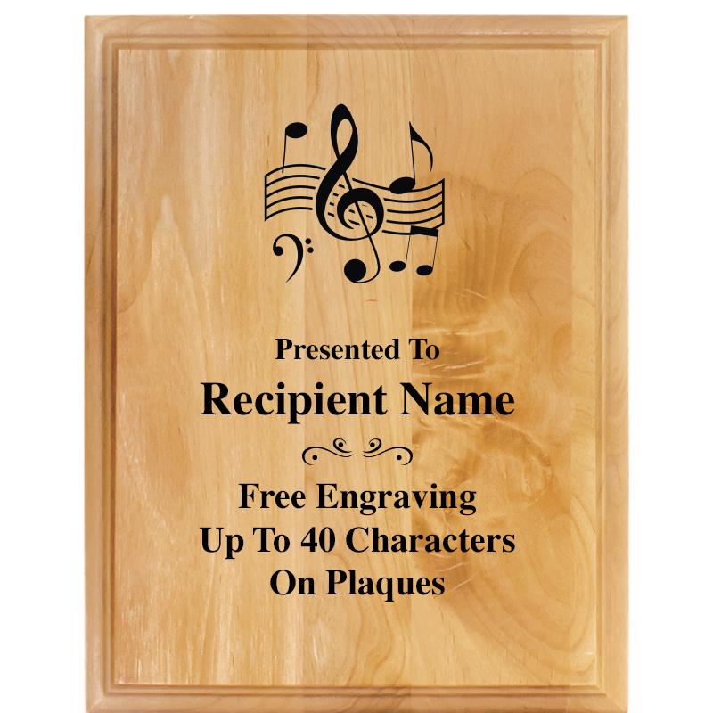 7"X9" ALDER WOOD PLAQUE