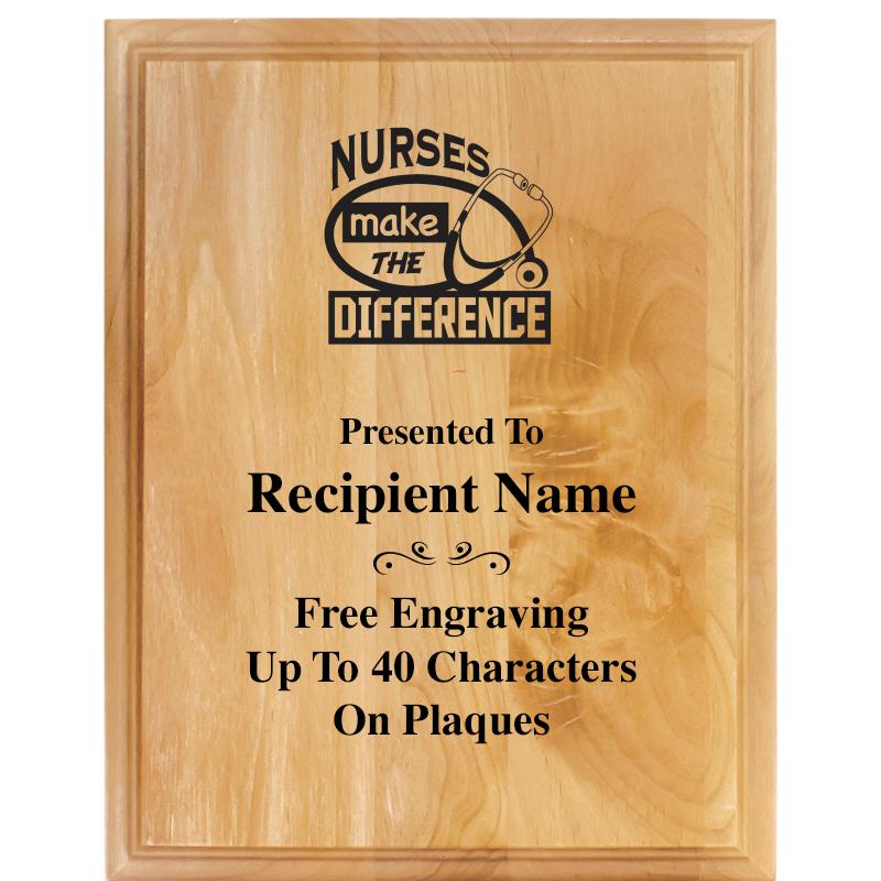 7"X9" ALDER WOOD PLAQUE