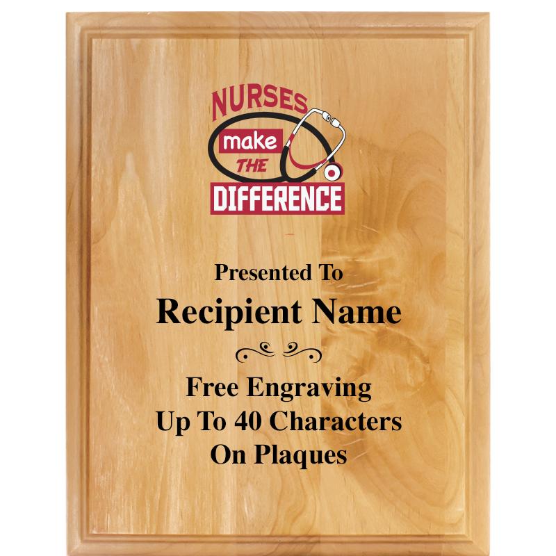 7"X9" ALDER WOOD PLAQUE