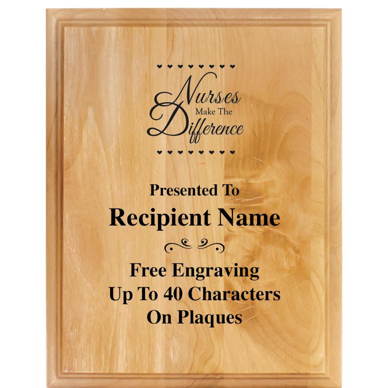 7"X9" ALDER WOOD PLAQUE