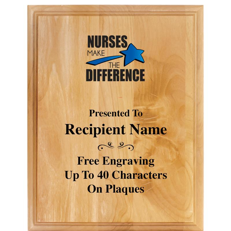 7"X9" ALDER WOOD PLAQUE