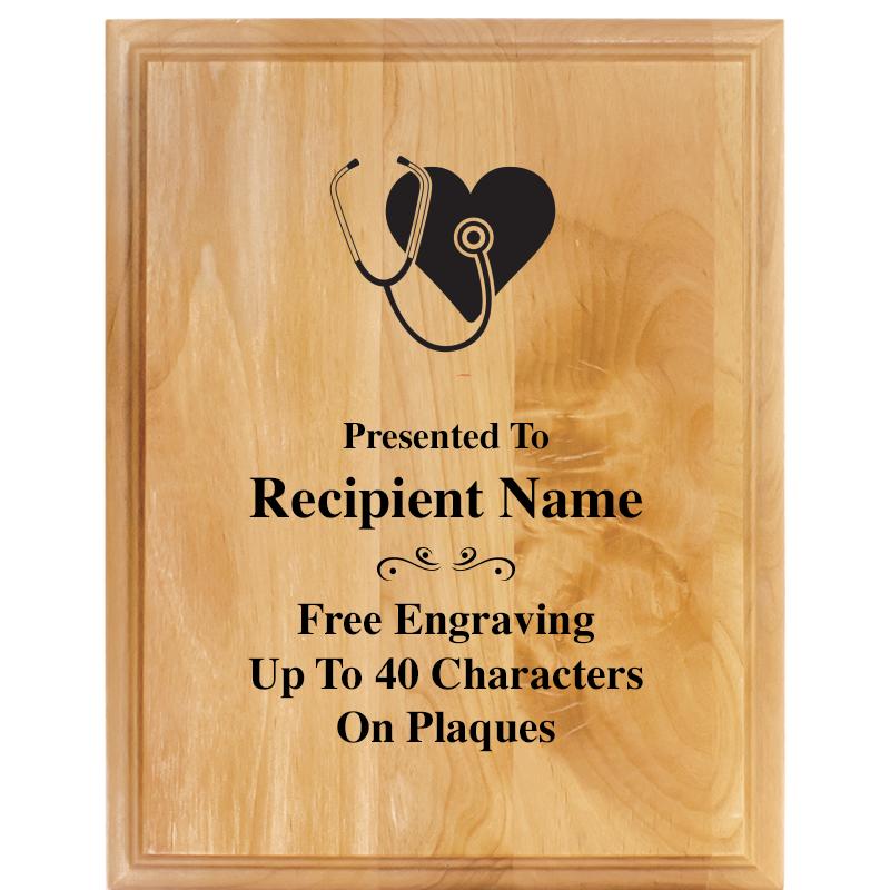 7"X9" ALDER WOOD PLAQUE