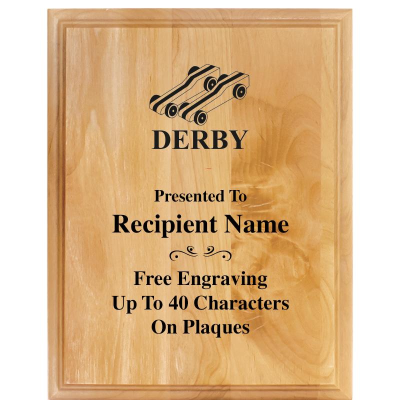 7"X9" ALDER WOOD PLAQUE