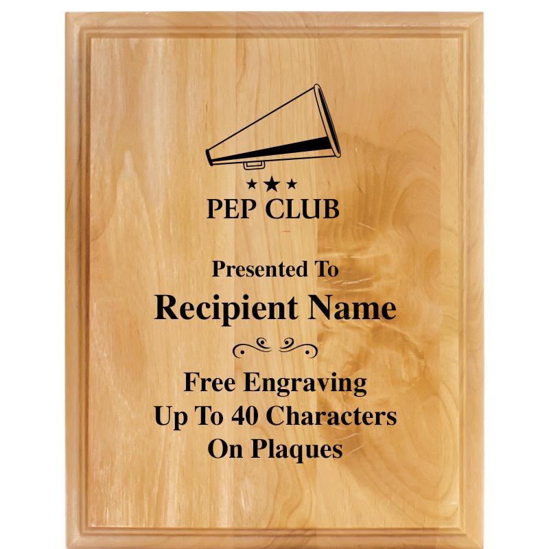 7"X9" ALDER WOOD PLAQUE