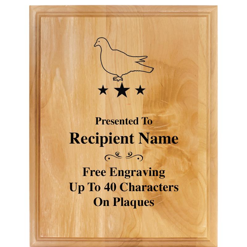 7"X9" ALDER WOOD PLAQUE