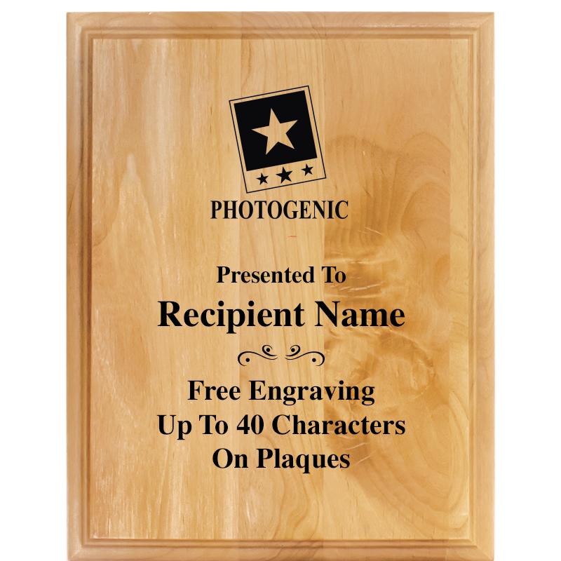 7"X9" ALDER WOOD PLAQUE