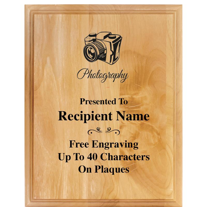 7"X9" ALDER WOOD PLAQUE