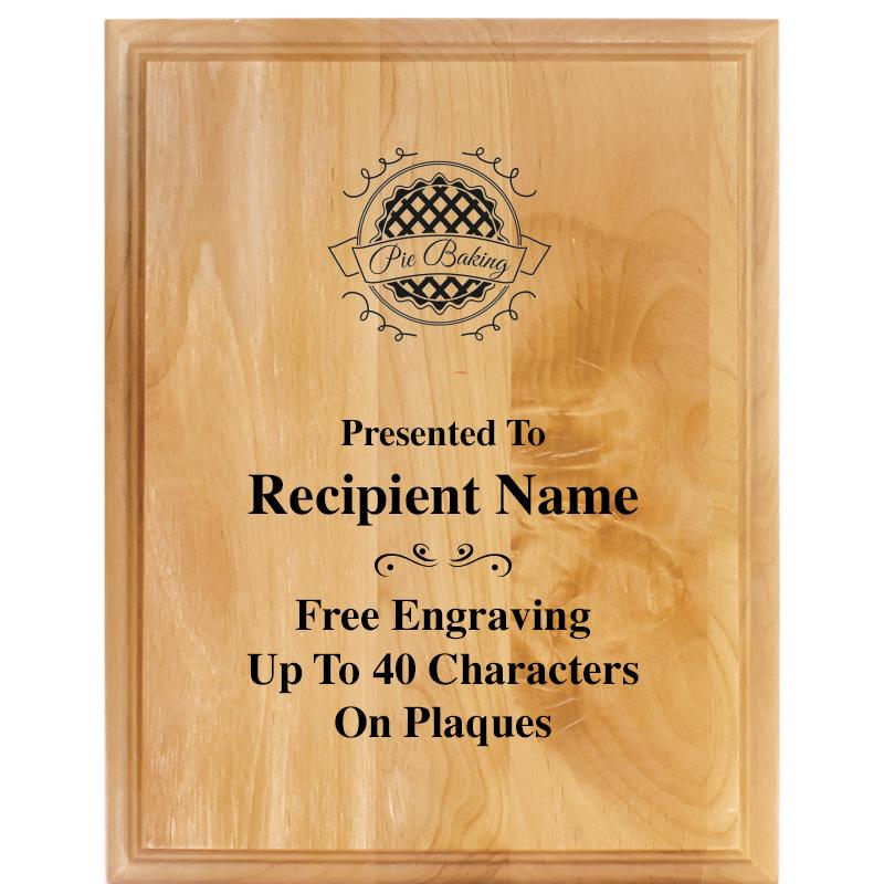 7"X9" ALDER WOOD PLAQUE