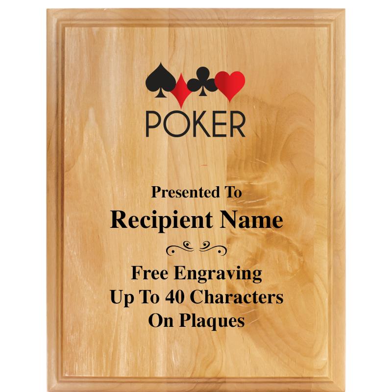 7"X9" ALDER WOOD PLAQUE