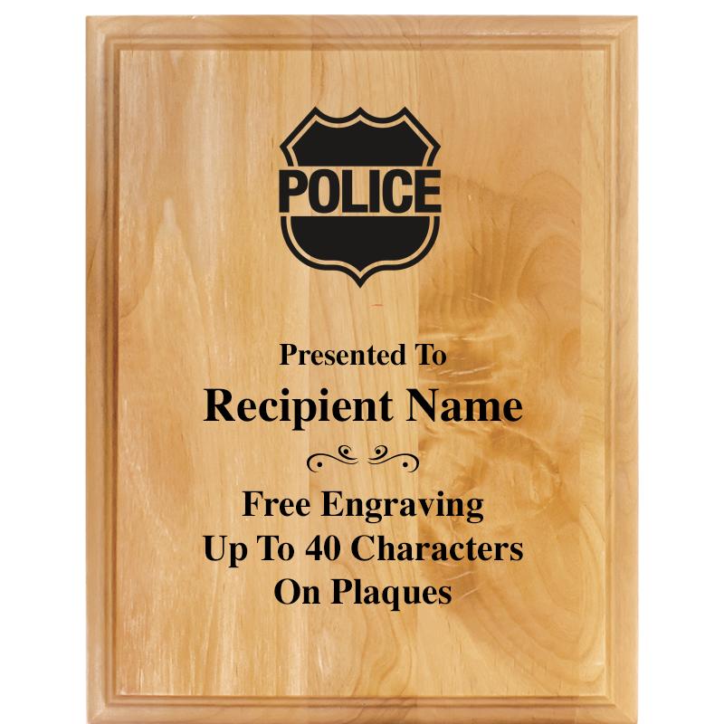 7"X9" ALDER WOOD PLAQUE