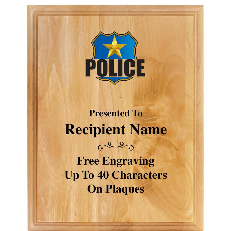 7"X9" ALDER WOOD PLAQUE