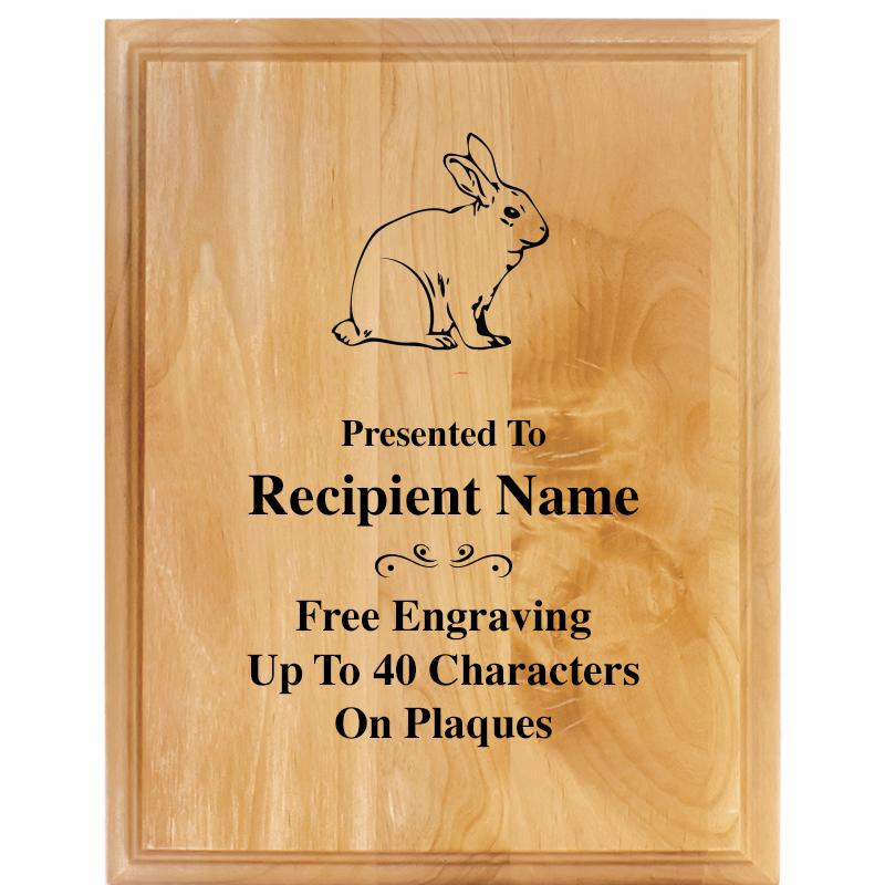 7"X9" ALDER WOOD PLAQUE