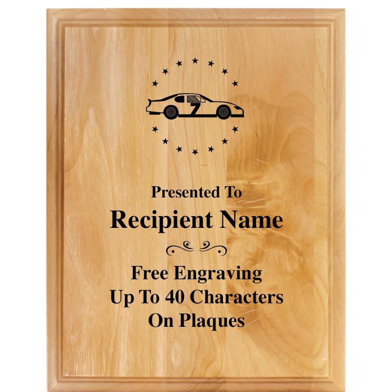 7"X9" ALDER WOOD PLAQUE