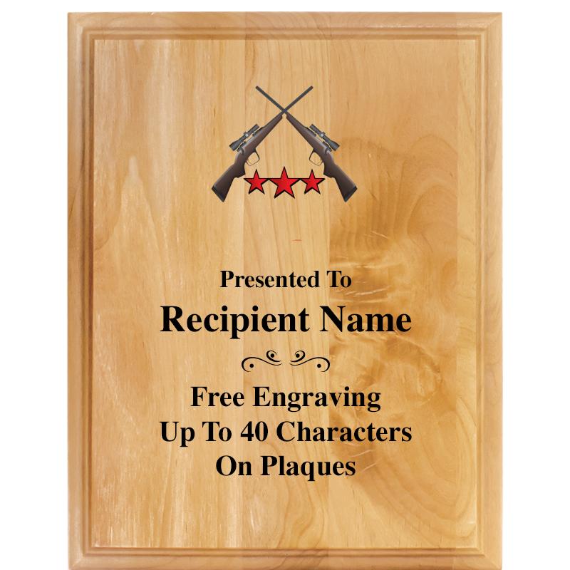 7"X9" ALDER WOOD PLAQUE