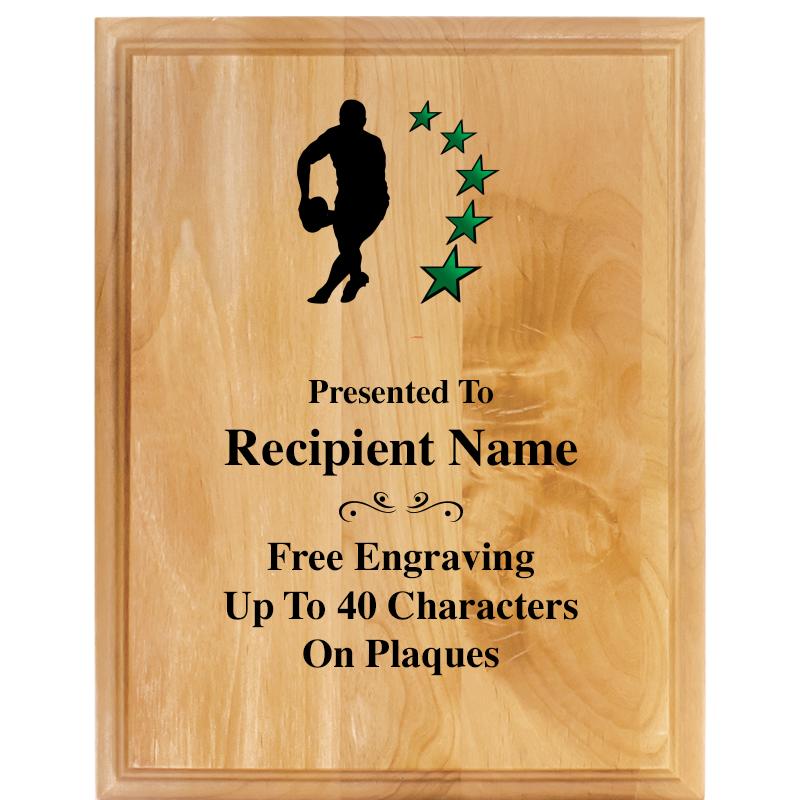 7"X9" ALDER WOOD PLAQUE