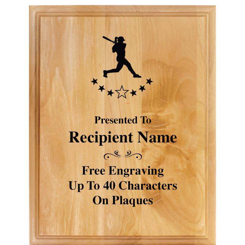 7"X9" ALDER WOOD PLAQUE