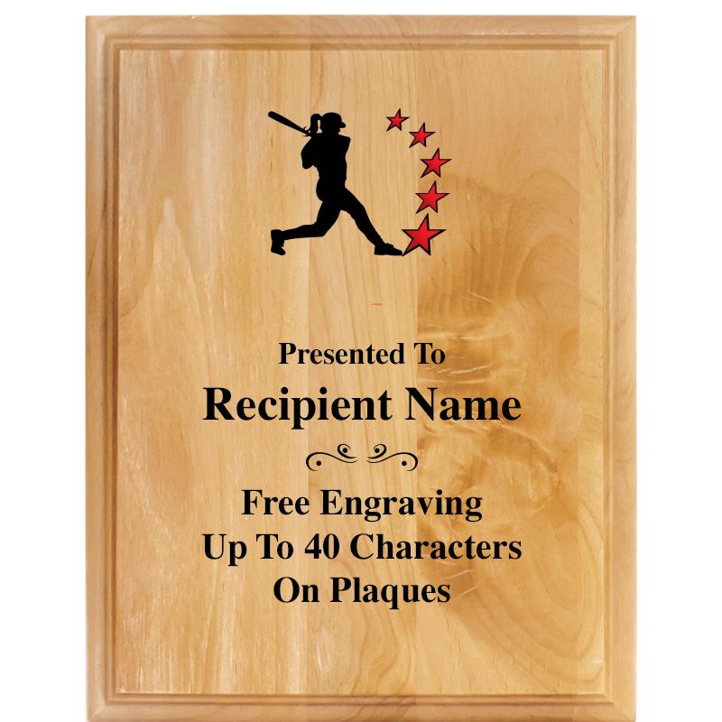 7"X9" ALDER WOOD PLAQUE