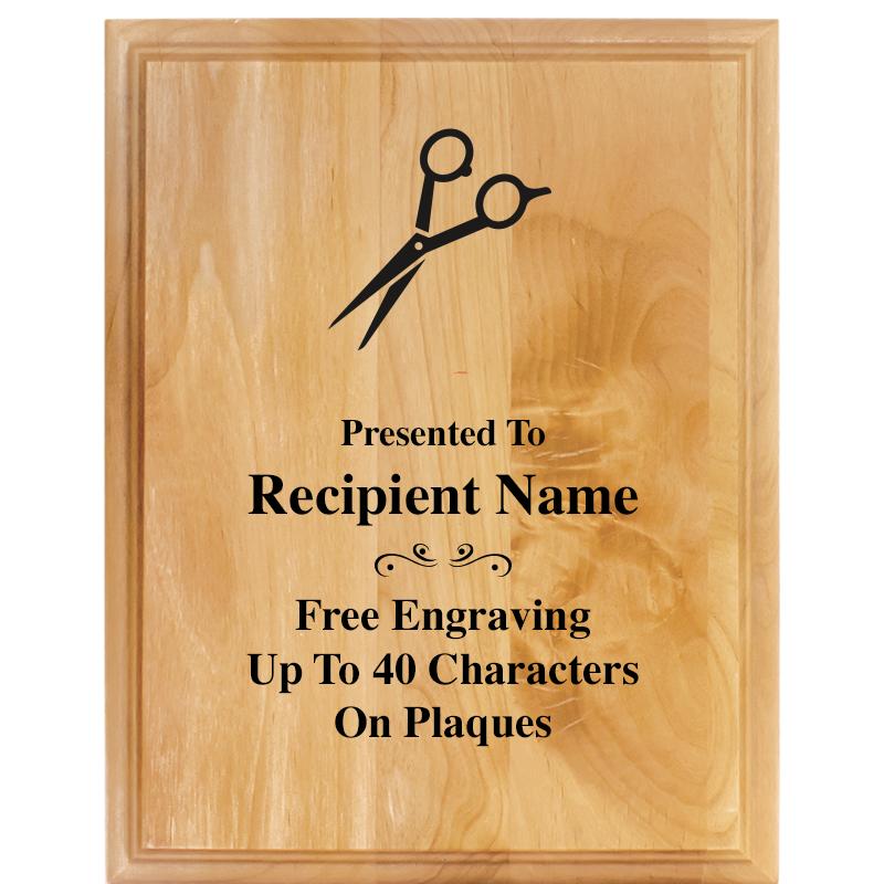 7"X9" ALDER WOOD PLAQUE