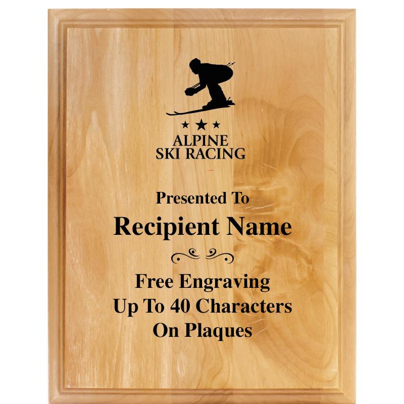 7"X9" ALDER WOOD PLAQUE